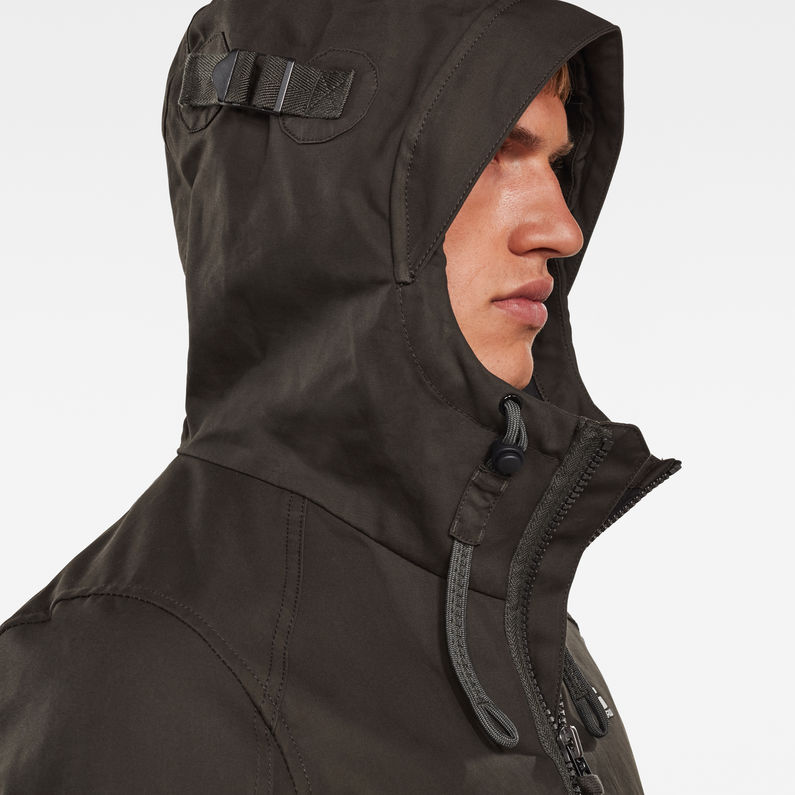 G-STAR® Batt Zip Jacke Grau detail shot