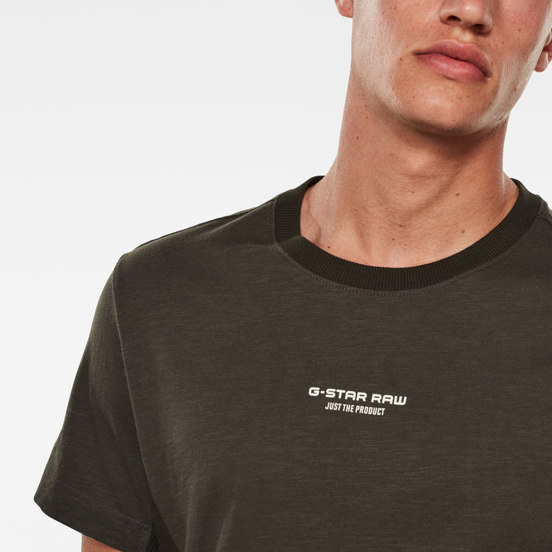 G-Star RAW® T-Shirt Motac Logo Gris