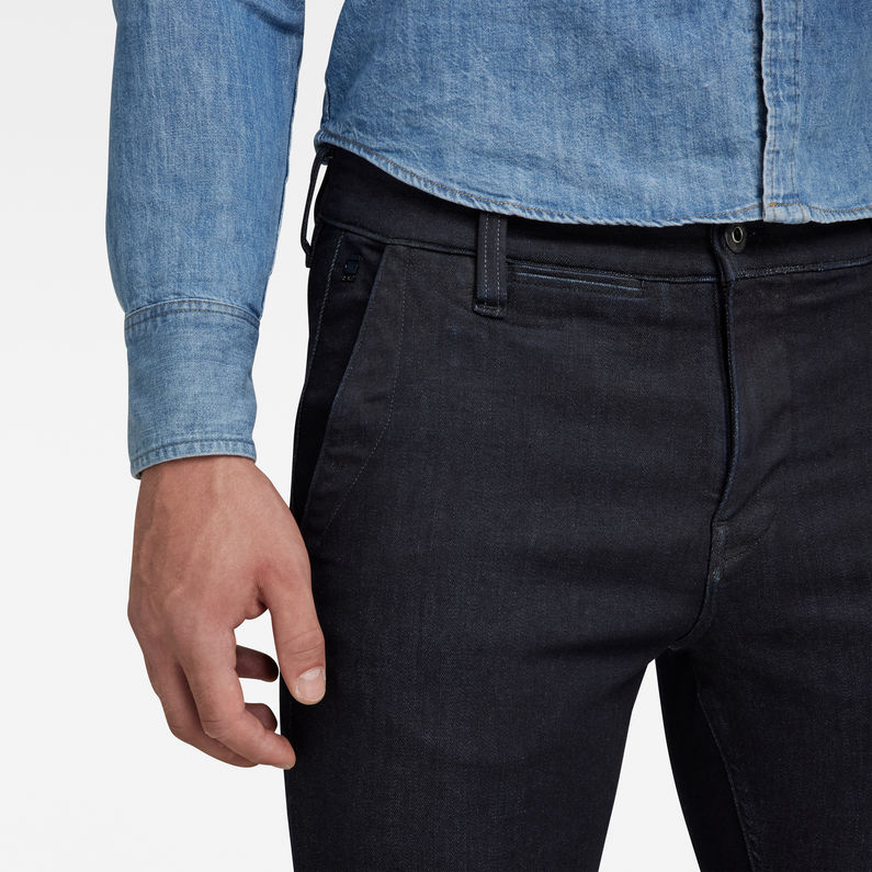 G-Star RAW® Chino Skinny Bleu foncé detail shot