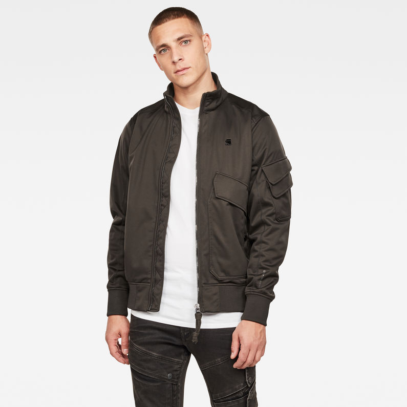 G-Star RAW® Haworx Bomber Jacket Grey fabric shot