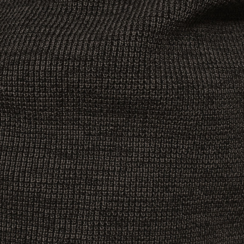 G-Star RAW® Structure Stripe R Knitted Sweater Grey fabric shot