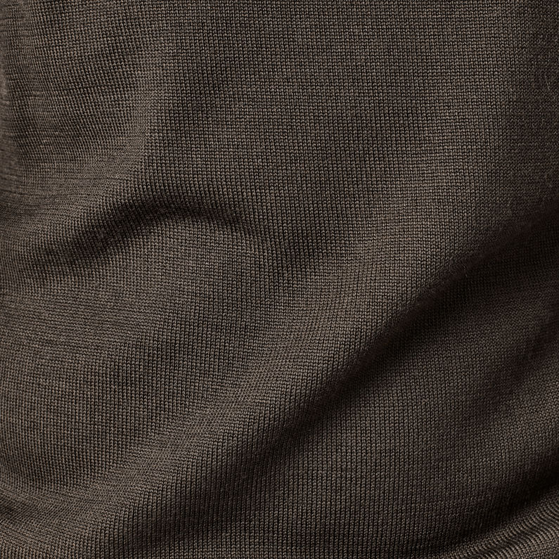 G-Star RAW® Premium Core Mock Knit Grey fabric shot