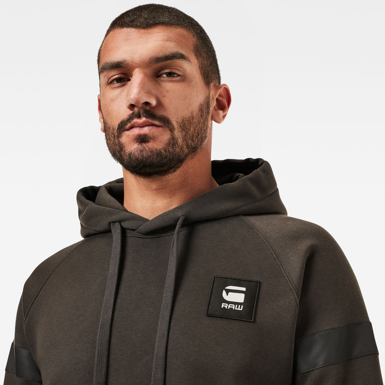 G-Star RAW® Sweat à capuche PM Gris detail shot