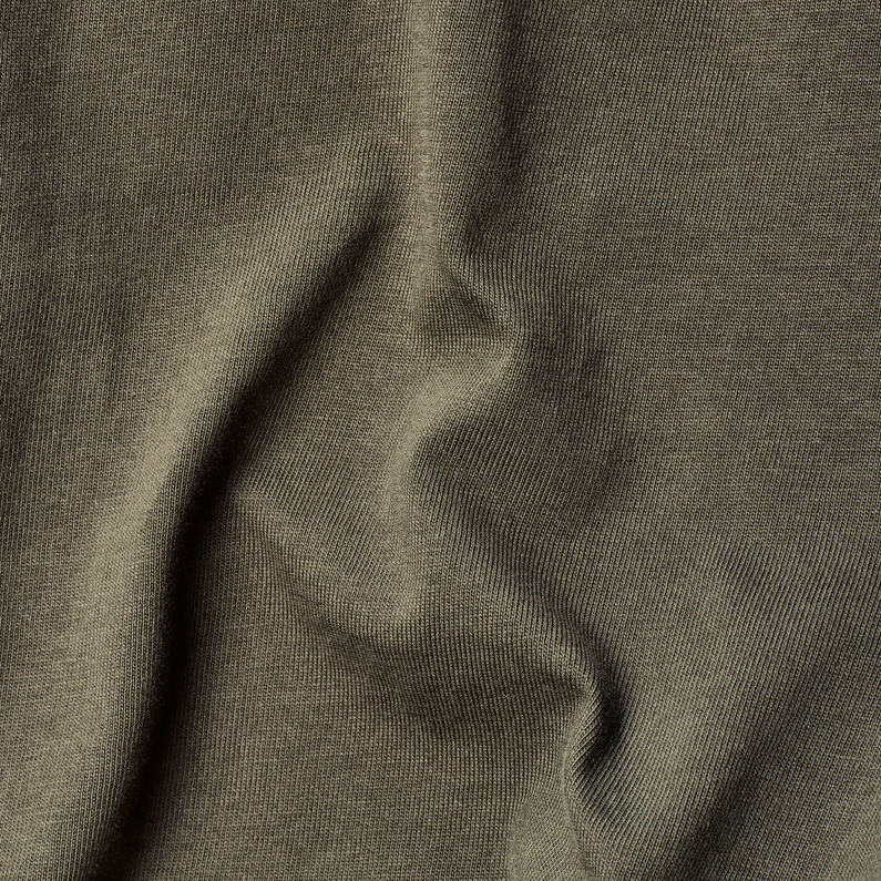 G-Star RAW® Raw. Graphic Slim T-Shirt Green fabric shot