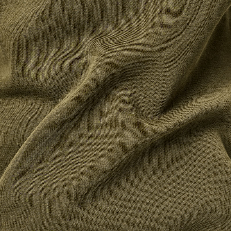 G-STAR® Premium Core Sweater Green fabric shot