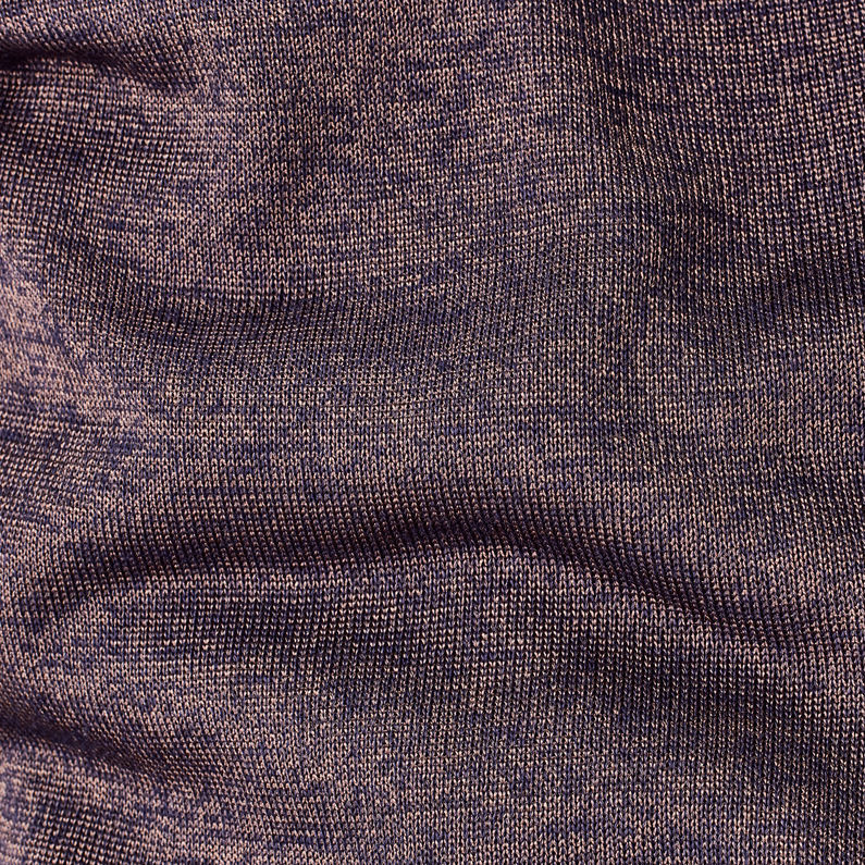 G-Star RAW® Pull Stokyr Turtle Slim Knitted Violet fabric shot