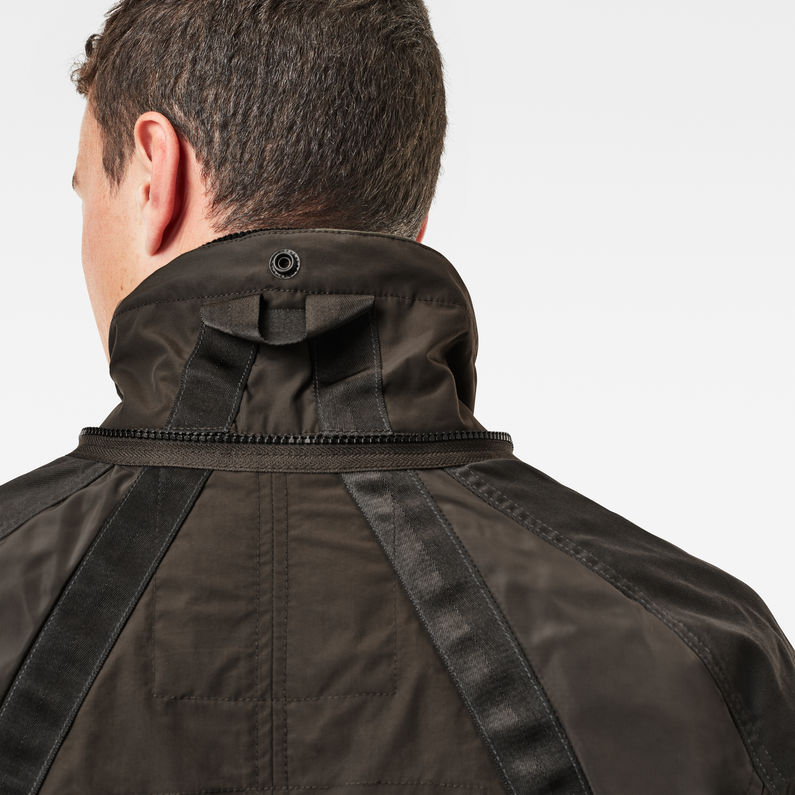 G-Star RAW® Parka Transitional Gris detail shot