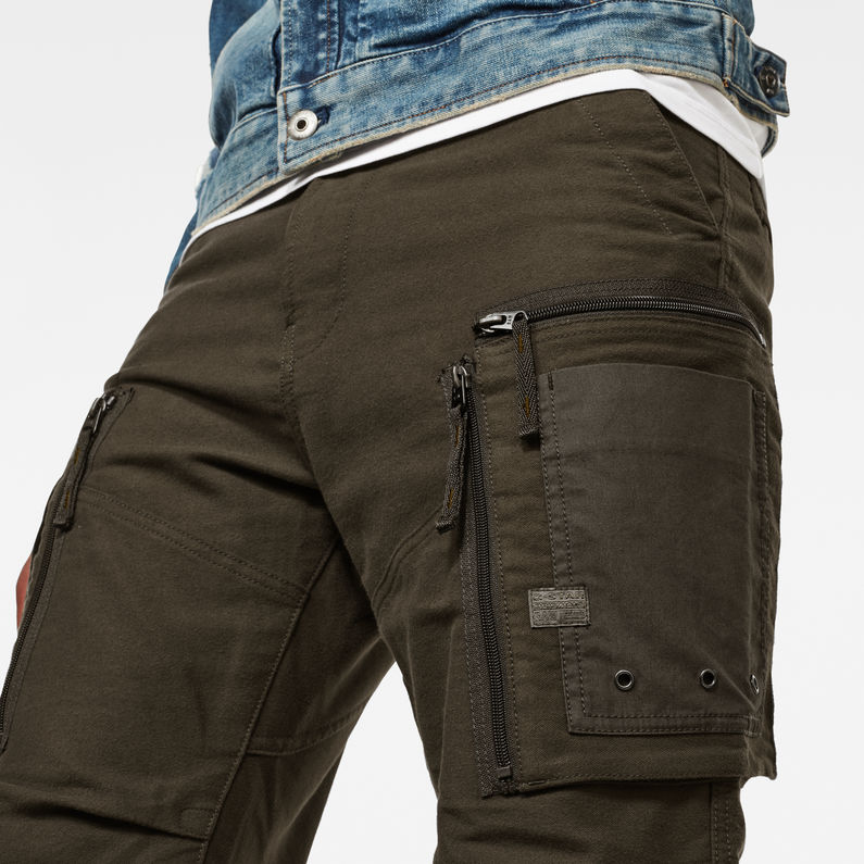 G-Star RAW® Pantalon Arris Straight Tapered Gris detail shot