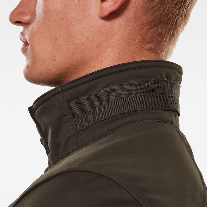 G-Star RAW® Hunting Field Softshell Jacket Grey detail shot