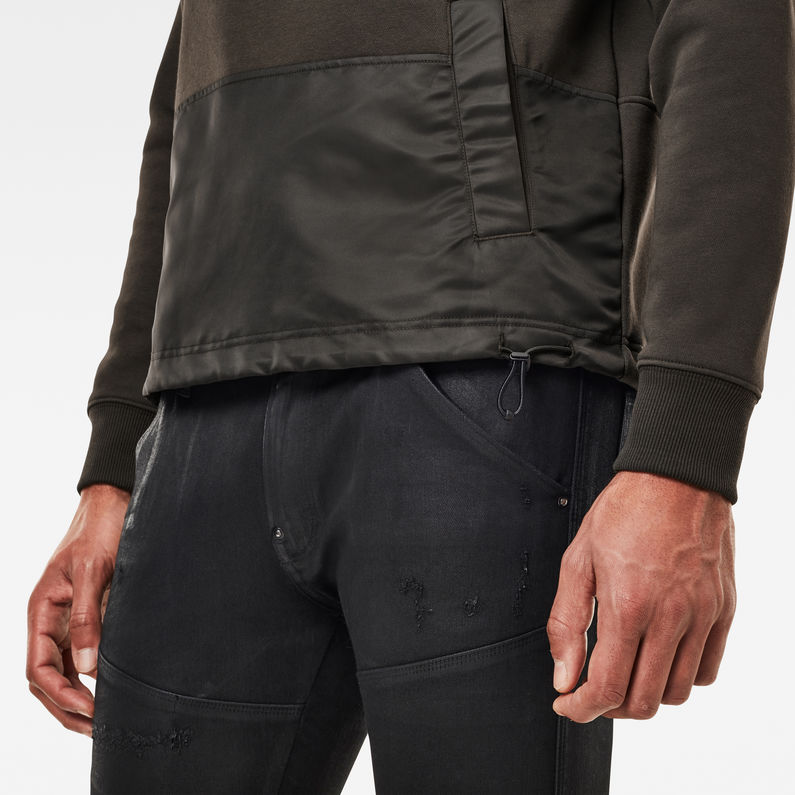 G-Star RAW® PM Hoodie Grey detail shot