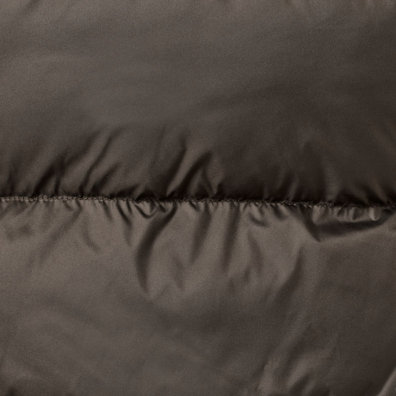 G-STAR® Whistler Hooded Fur Slim Mantel Grau fabric shot