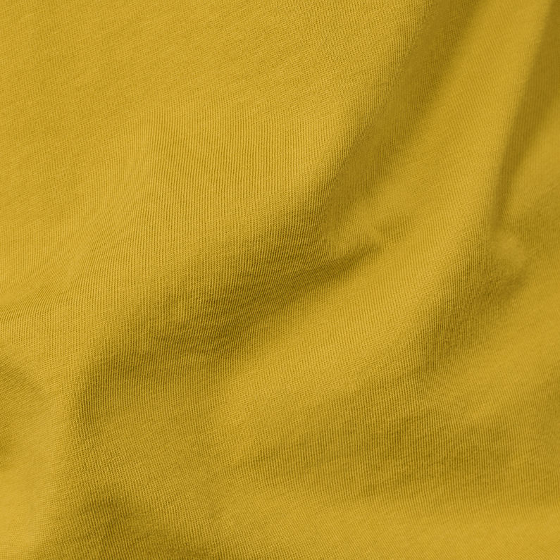 G-Star RAW® Text GR Slim T-Shirt Groen fabric shot