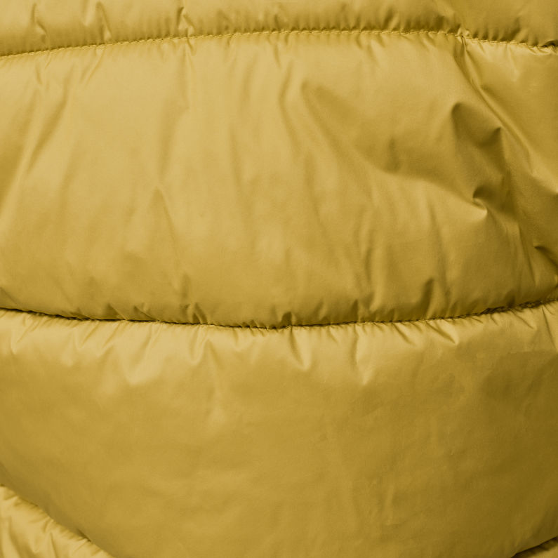 G-STAR® Meefic Hooded Padded Jacke Grün fabric shot