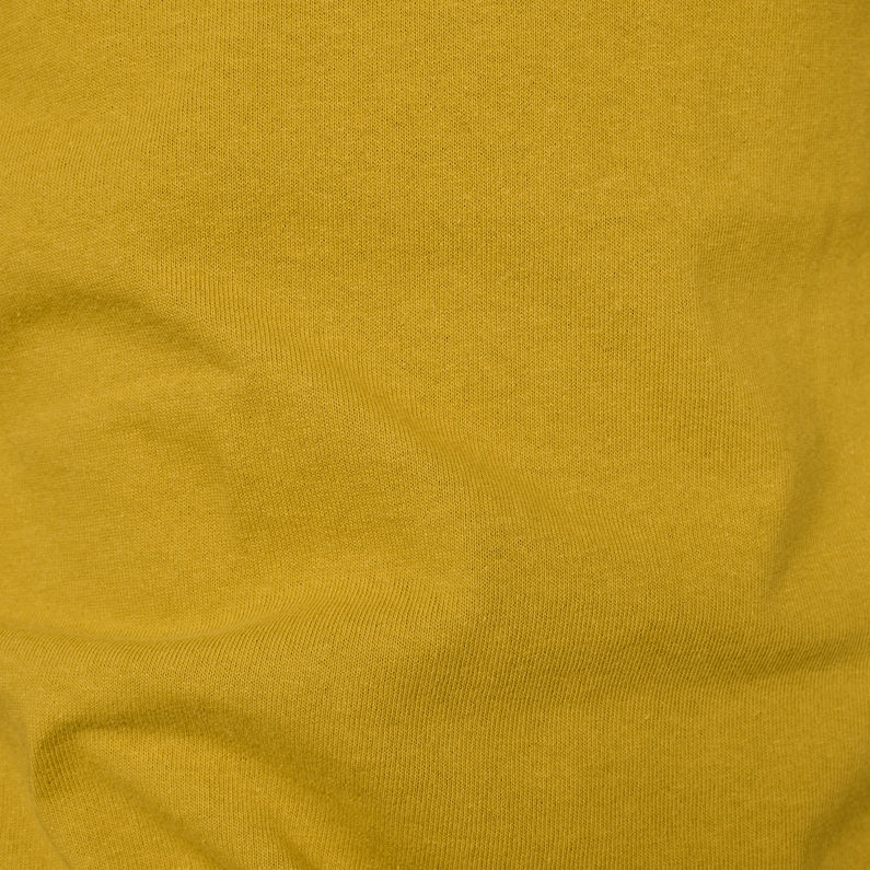 G-Star RAW® Felt Applique Logo Slim T-Shirt Green fabric shot