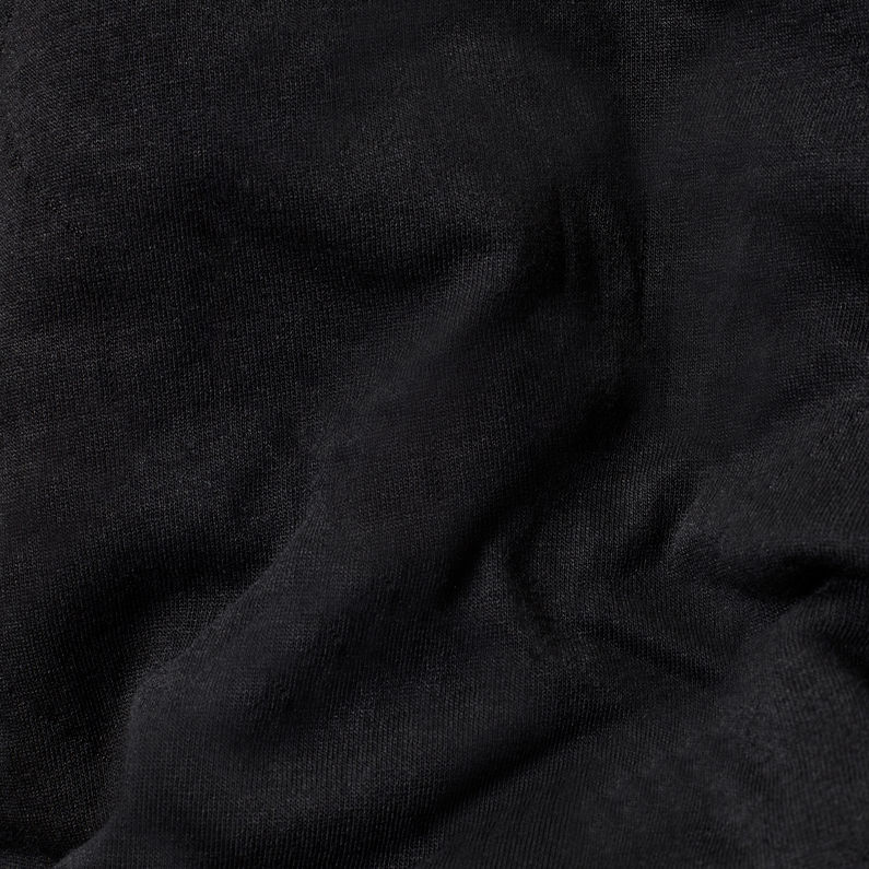 G-Star RAW® Utility Quilted Sweat Track Jacket Black fabric shot