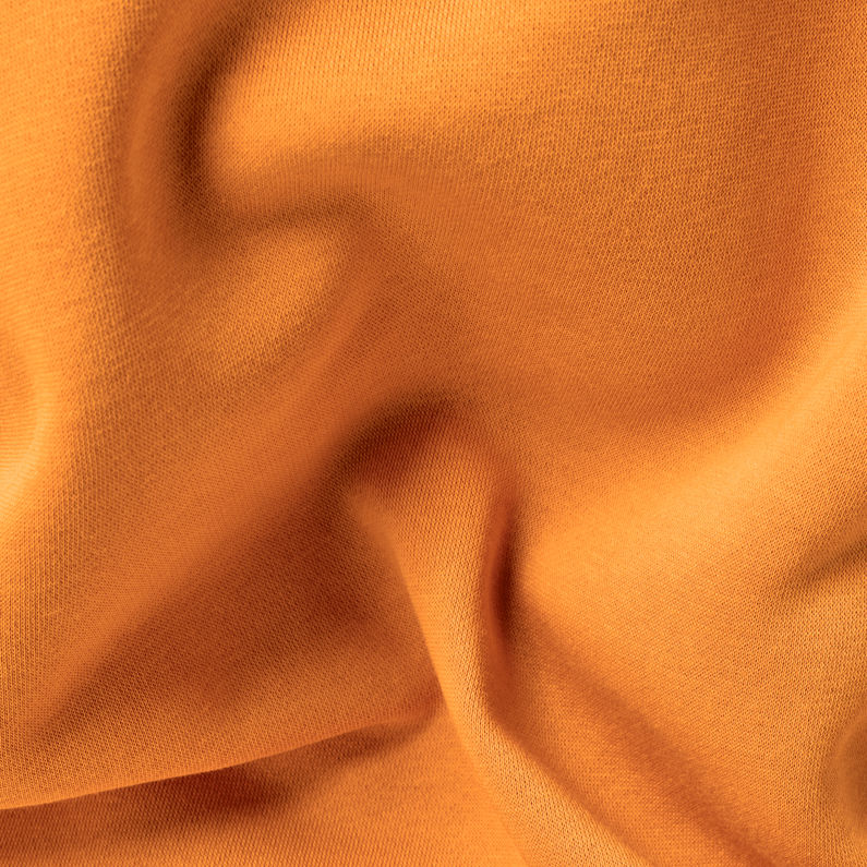 G-Star RAW® Sweat à capuche Premium Core Orange fabric shot