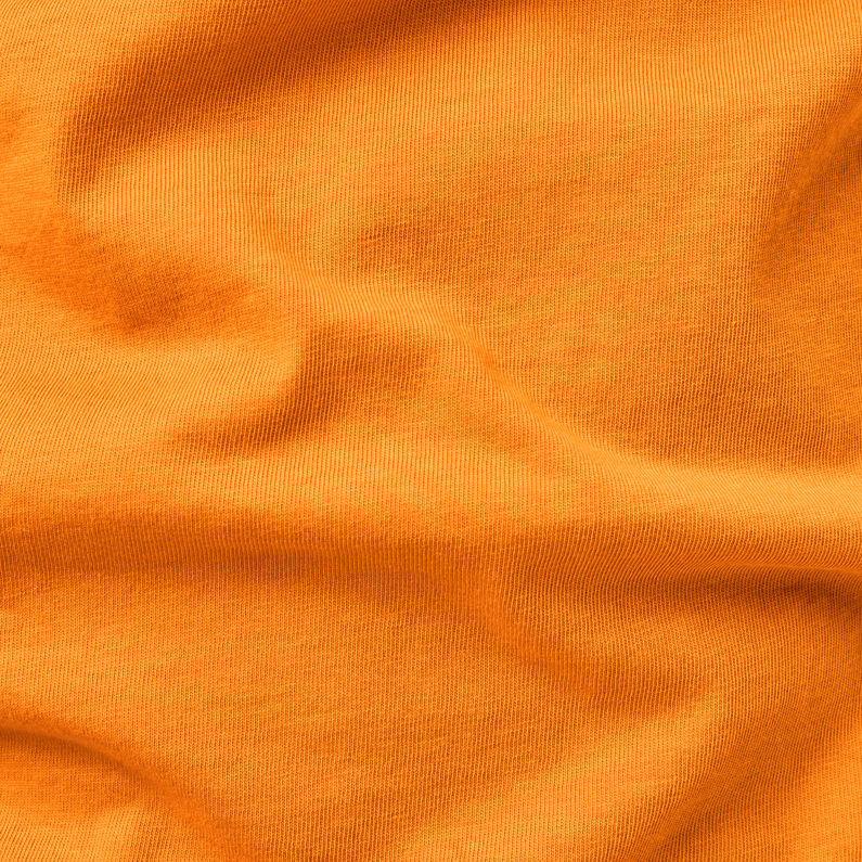 G-Star RAW® Text Graphic slim T-Shirt Oranje fabric shot