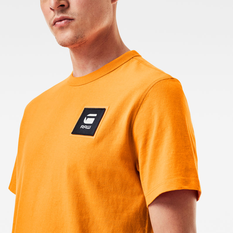G-Star RAW® Badge Logo T-Shirt Orange