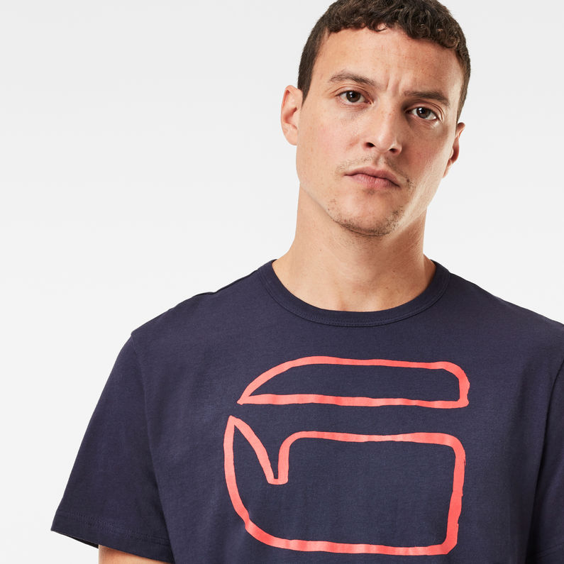 G-Star RAW® Logo Originals T-Shirt Dark blue