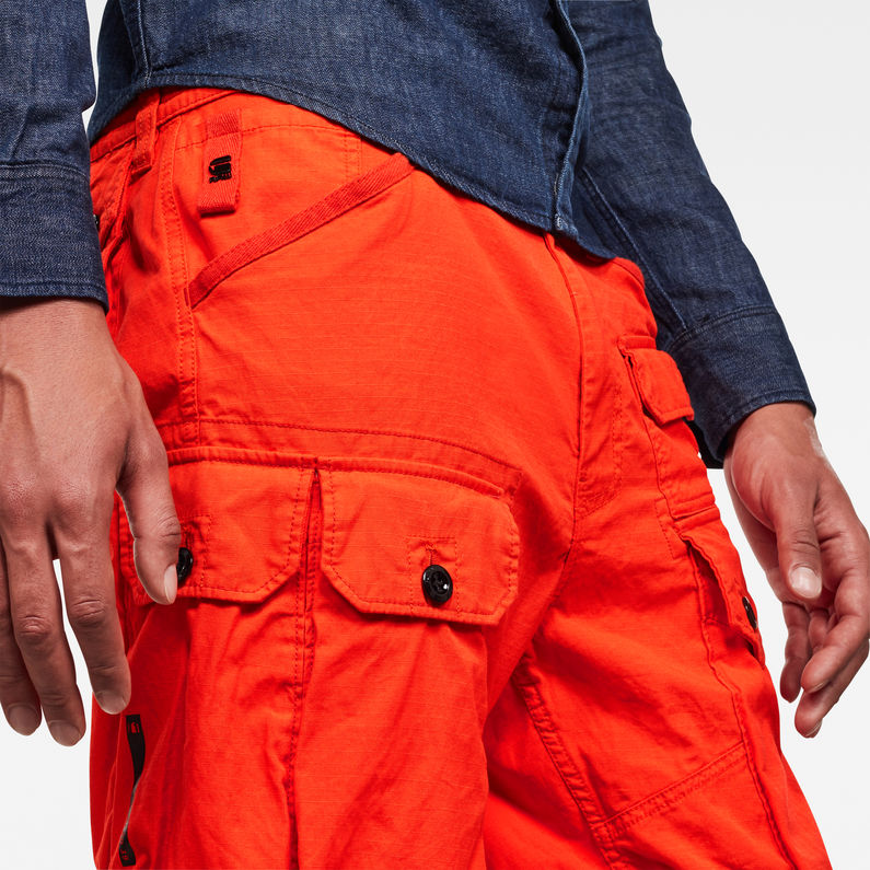 G-Star RAW® Jungle Cargo Shorts Orange detail shot