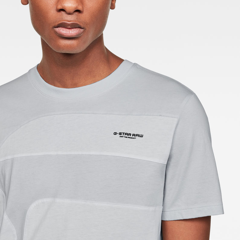 G-Star RAW® One Cut And Sewn GR T-Shirt Grey detail shot