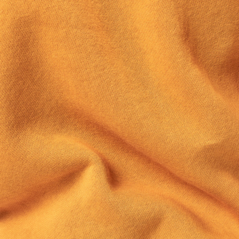G-Star RAW® Sweat à capuche Premium Core Jaune fabric shot