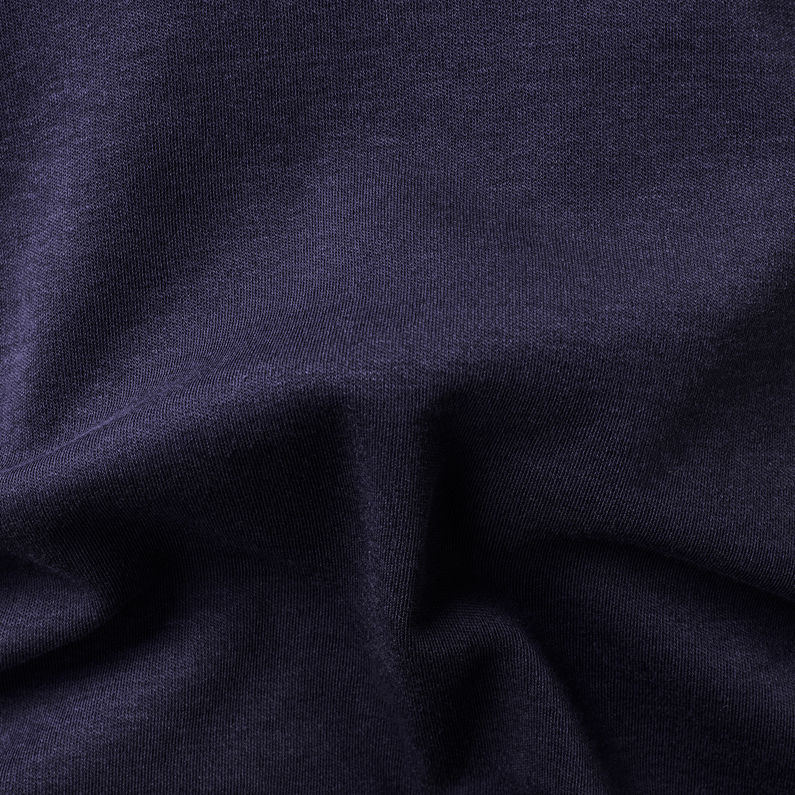 G-Star RAW® Lightweight Zip Through Track Sweater Dark blue fabric shot