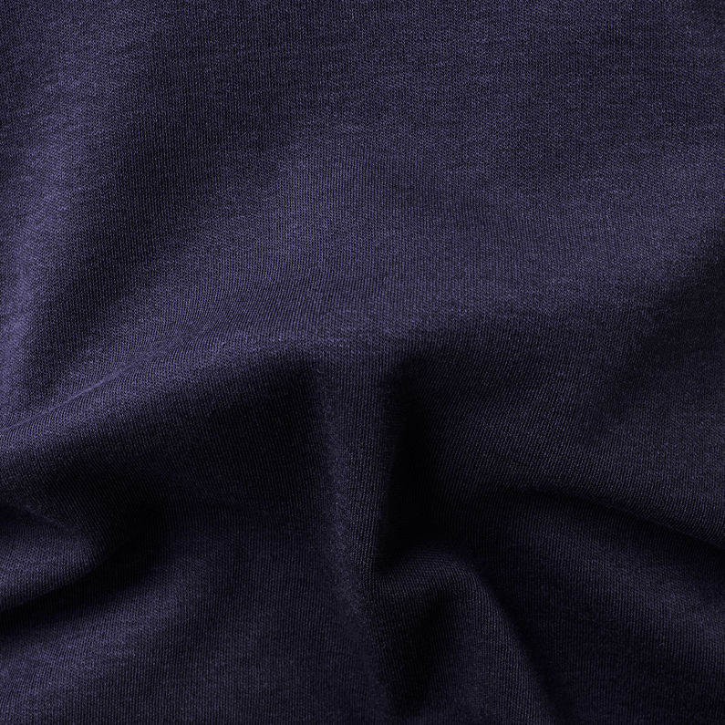 G-Star RAW® Zip Through Track Tweeter T-Shirt Dark blue fabric shot