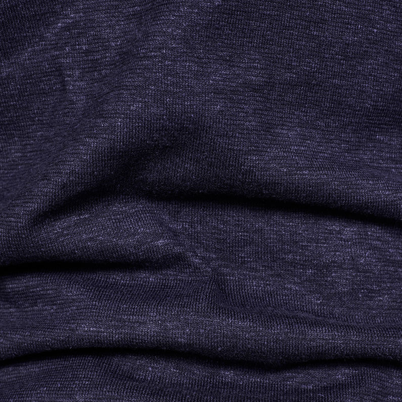 G-Star RAW® Noril Polo Slim Top Dark blue fabric shot