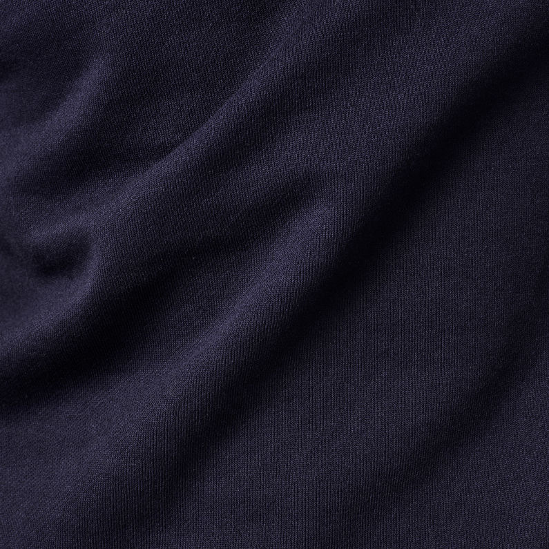 G-Star RAW® Sudadera Premium Basic Turtle Azul oscuro fabric shot