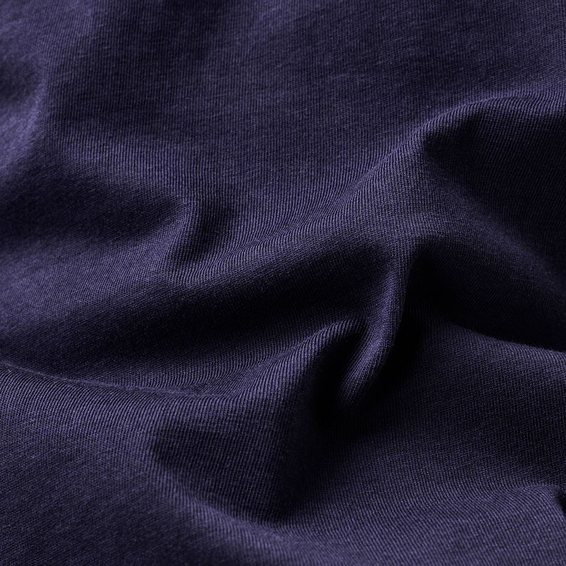 G-Star RAW® Shoulder Tape Reflective Logo T-Shirt ダークブルー fabric shot