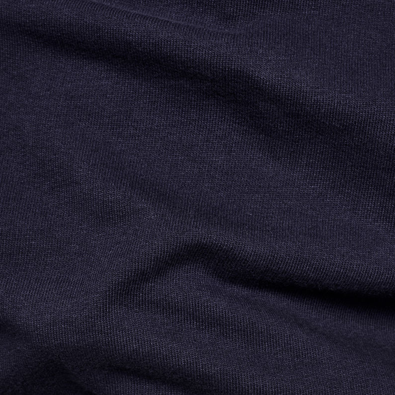 G-Star RAW® Max Graphic Hooded Sweater Dark blue fabric shot
