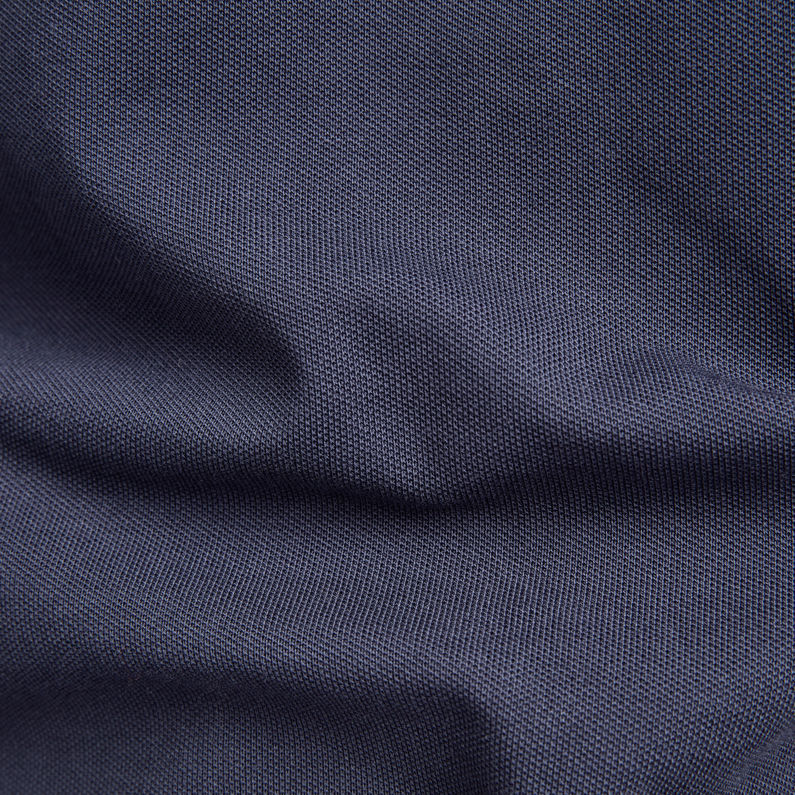 G-Star RAW® Dunda Polo Dark blue fabric shot