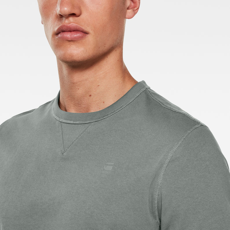 G-Star RAW® Premium Core T-Shirt Grijs detail shot