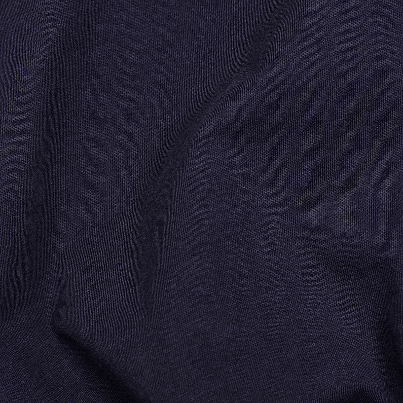 G-Star RAW® Graphic 20 Slim T-shirt Bleu foncé fabric shot