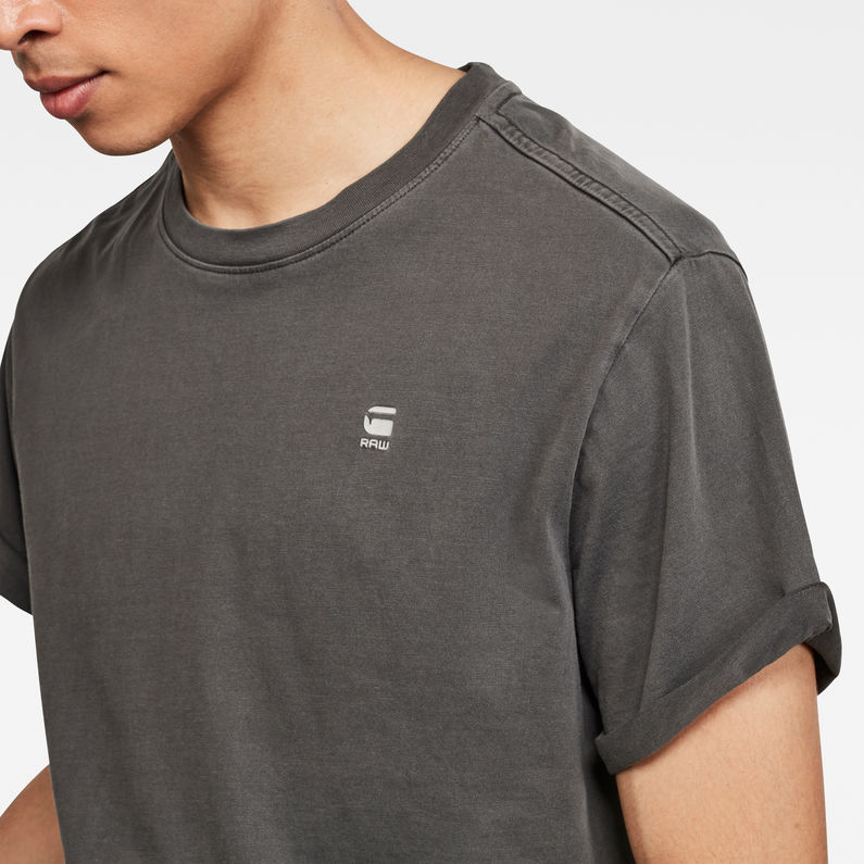 G-Star RAW® T-shirt Lash Gris detail shot