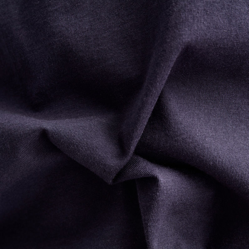 G-Star RAW® Base-S T-Shirt Dark blue fabric shot
