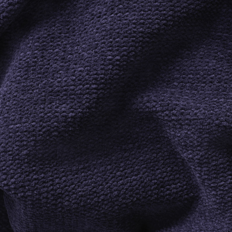G-Star RAW® Cable Turtle Knitted Pullover Dunkelblau fabric shot