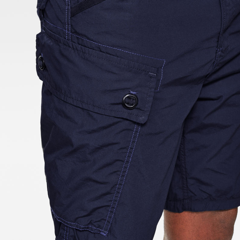 G-STAR® Roxic Cargo Short Dark blue detail shot