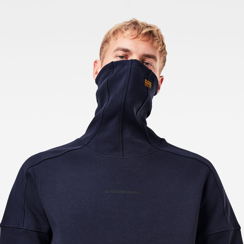 G-Star RAW® Sudadera Cover Azul oscuro detail shot
