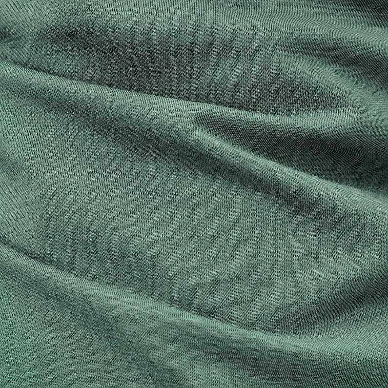 G-Star RAW® Text Graphic Slim T-Shirt Green fabric shot