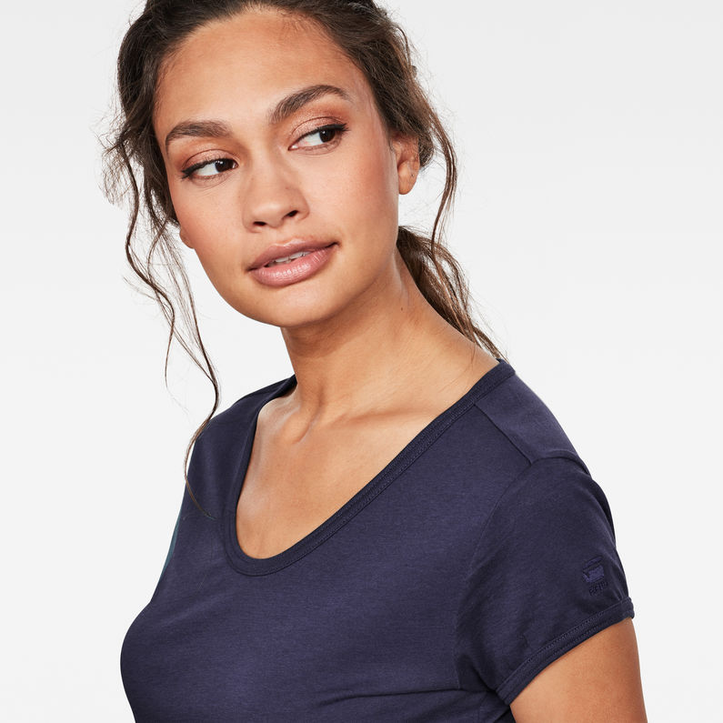 G-Star RAW® Haut Core Eyben Slim Bleu moyen detail shot