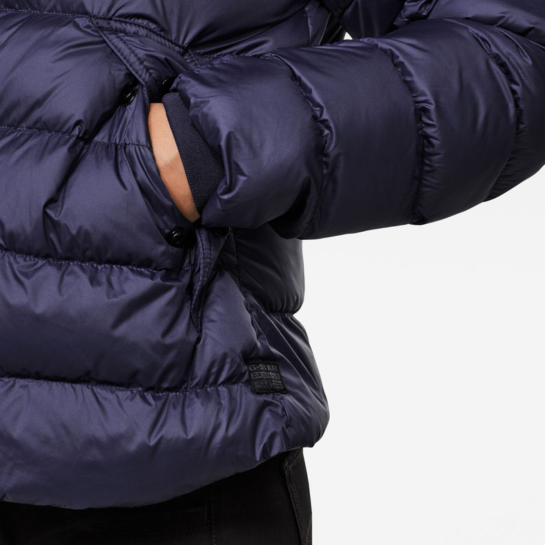 G-STAR® Whistler Hooded Puffer Jacke Mittelblau