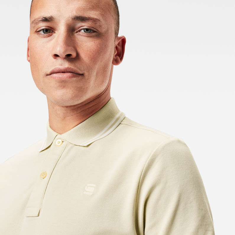 G-Star RAW® Dunda Slim Stripe Polo Beige
