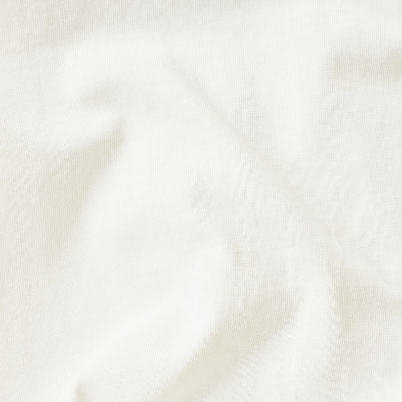 G-Star RAW® Haut Thistle GR Lash Fem Loose Blanc fabric shot