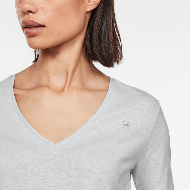 G-Star RAW® Ovvela Top Grey detail shot