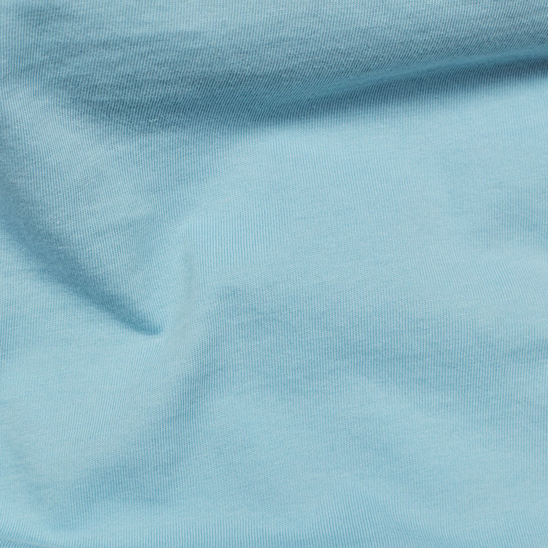 G-Star RAW® Flag Graphic T-Shirt Light blue fabric shot