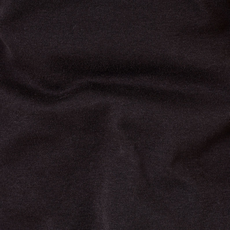 G-Star RAW® Xinva Slim Turtle Top C Black fabric shot