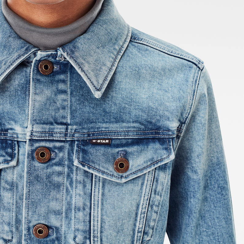 G-Star RAW® Veste 3301 Slim Bleu clair detail shot