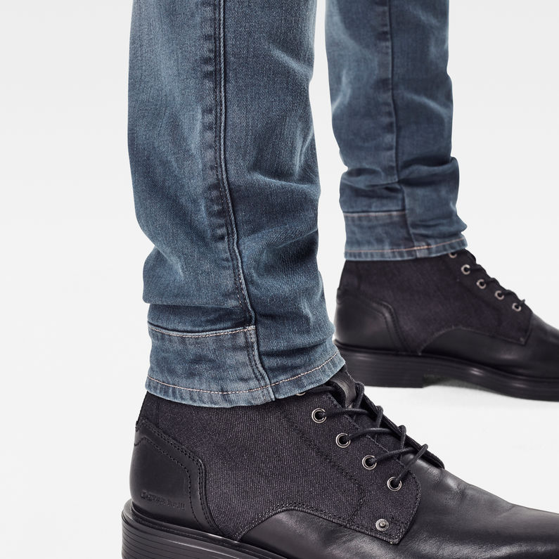 G-Star RAW® 5620 3D Zip Knee Skinny Jeans Dunkelblau